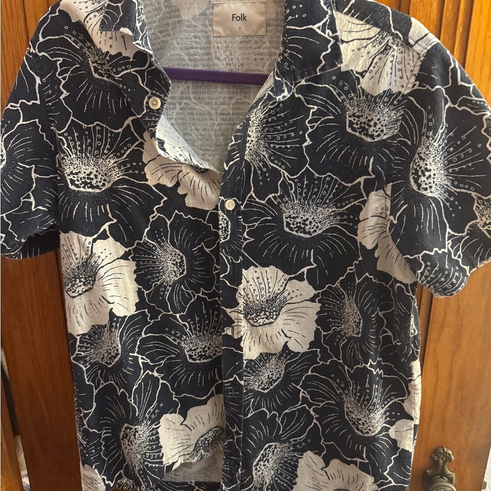 Folk Monochrome Patterned Garment - image 1